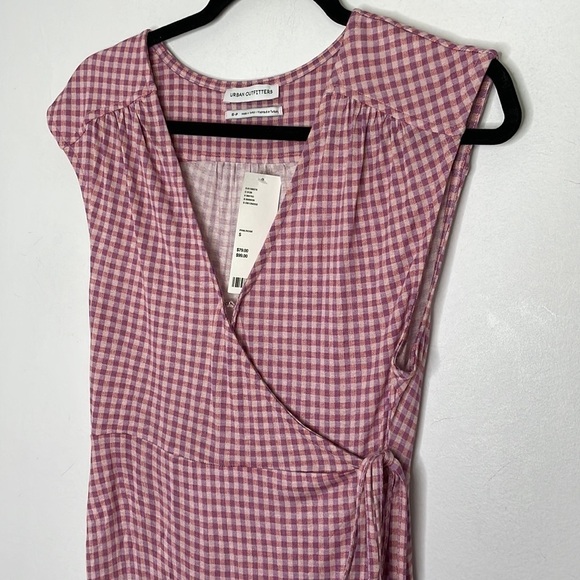 Urban Outfitters Pink Gingham Maxi Dress - Picture 3 of 10